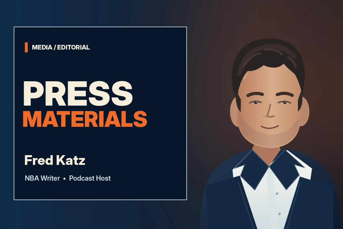 Fred Katz, NBA journalist